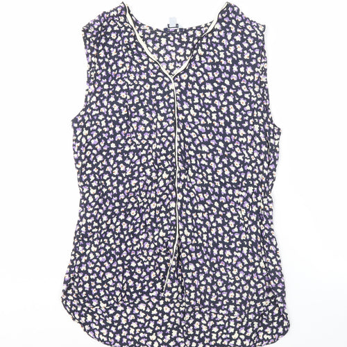 Jigsaw Women's Multicoloured Floral Sleeveless Top