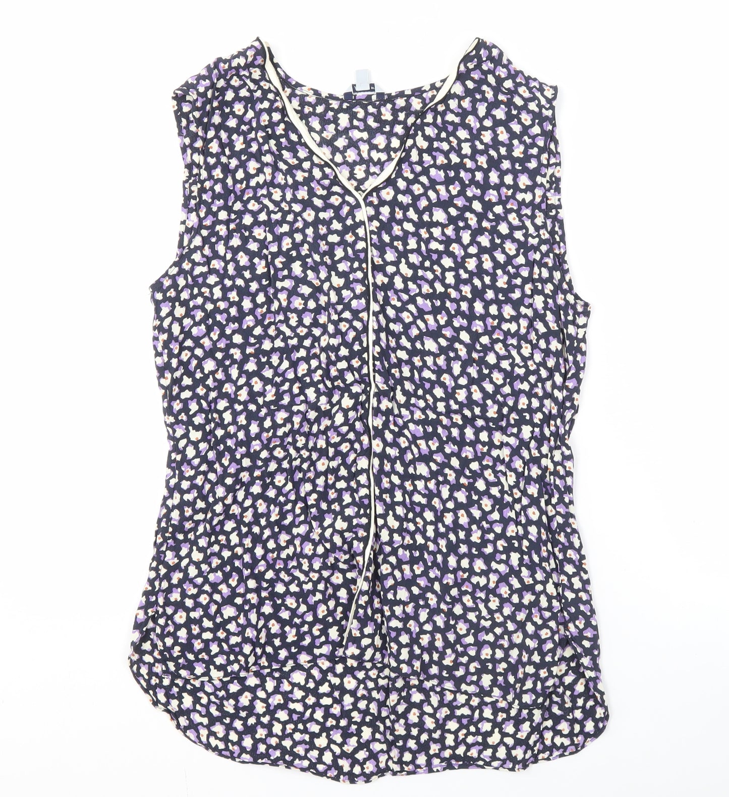 Jigsaw Women's Multicoloured Floral Sleeveless Top