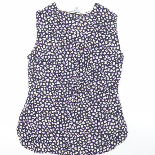 Jigsaw Women's Multicoloured Floral Sleeveless Top