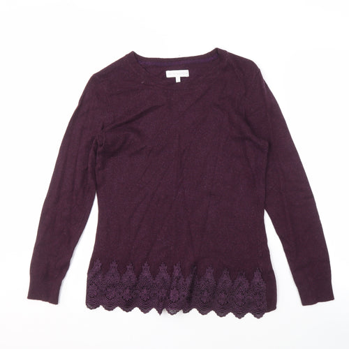 RJR John Rocha Women's Purple Pullover Jumper - Size 12
