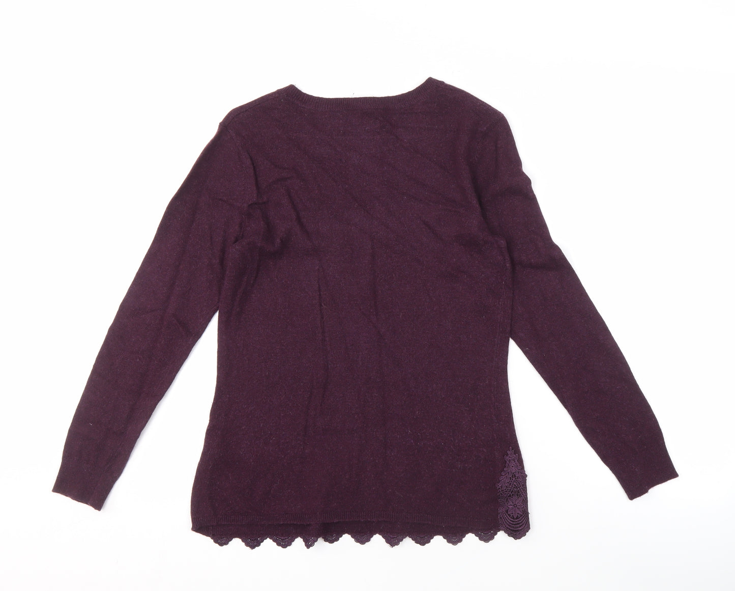 RJR John Rocha Women's Purple Pullover Jumper - Size 12