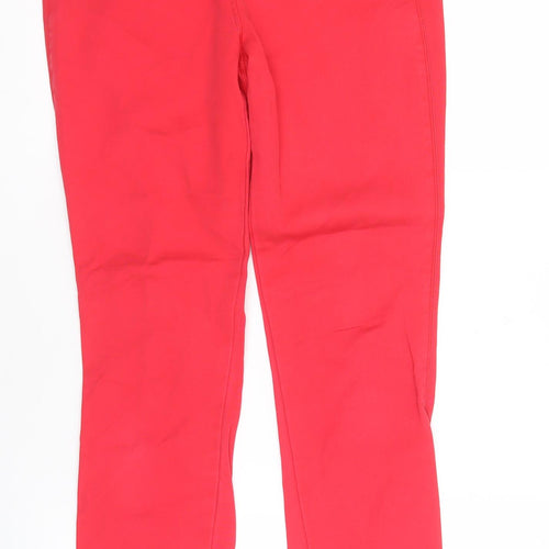Pure DKNY Women's Red Trousers Size 8