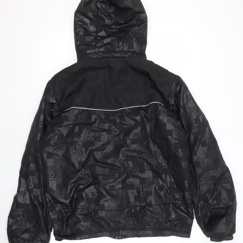 Airwalk Men's Black XL Puffer Jacket with Hood