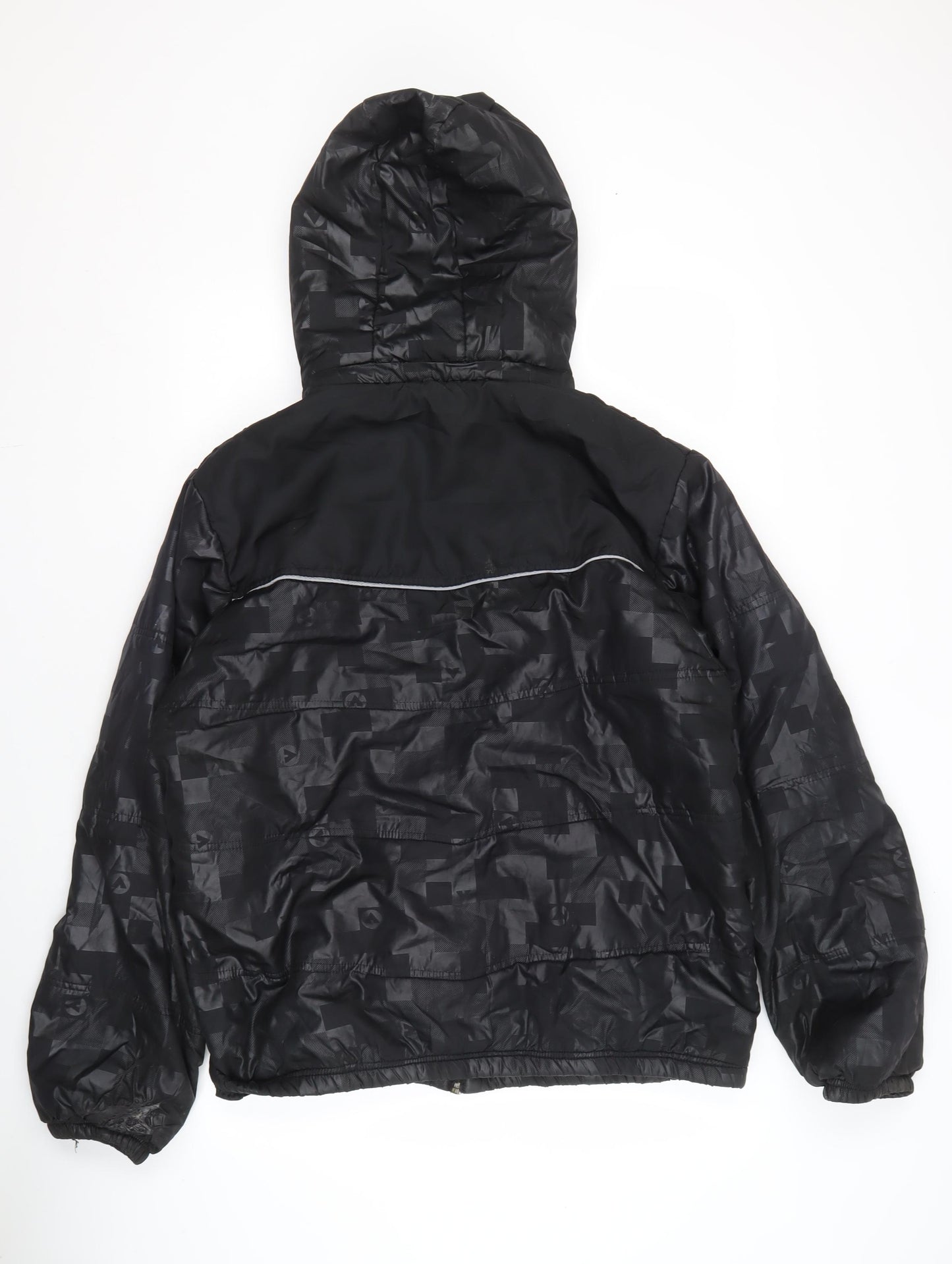 Airwalk Men's Black XL Puffer Jacket with Hood