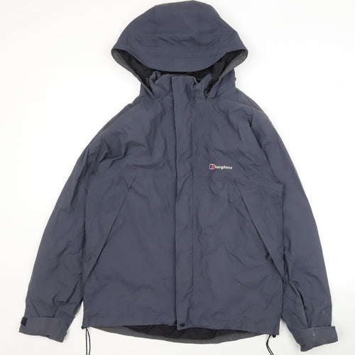 Berghaus Men's Blue Waterproof Rain Jacket, Size M