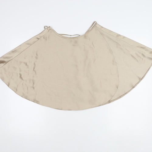 ASOS DESIGN Beige Wrap Skirt for Women, Size 12