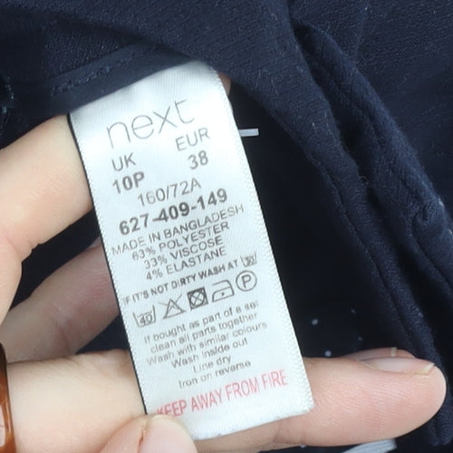 Next Women's Blue Plus Size Trousers - UK 10 Plus