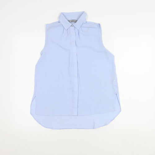 Dorothy Perkins Women's Blue Sleeveless Blouse, Size 6