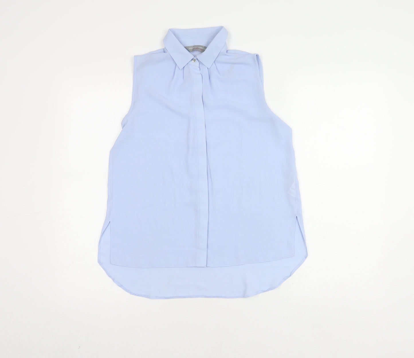 Dorothy Perkins Women's Blue Sleeveless Blouse, Size 6