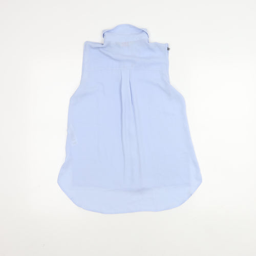 Dorothy Perkins Women's Blue Sleeveless Blouse, Size 6