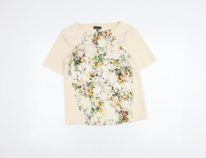Warehouse Women's Multicoloured Floral Top UK 6
