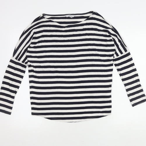 Next Women's Multicoloured Striped Long Sleeve Top