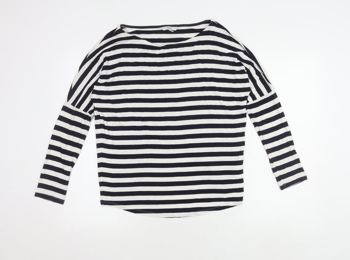 Next Women's Multicoloured Striped Long Sleeve Top