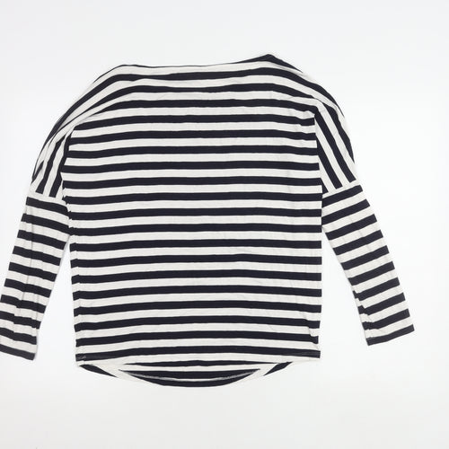 Next Women's Multicoloured Striped Long Sleeve Top