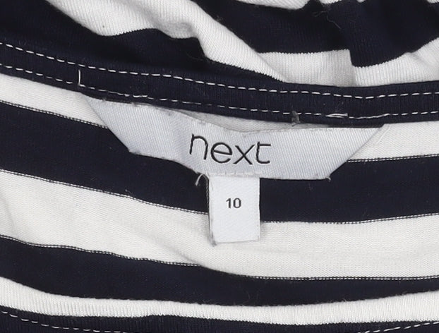 Next Women's Multicoloured Striped Long Sleeve Top