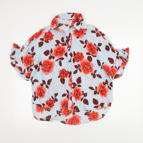 River Island Women's Floral Multicoloured Blouse S