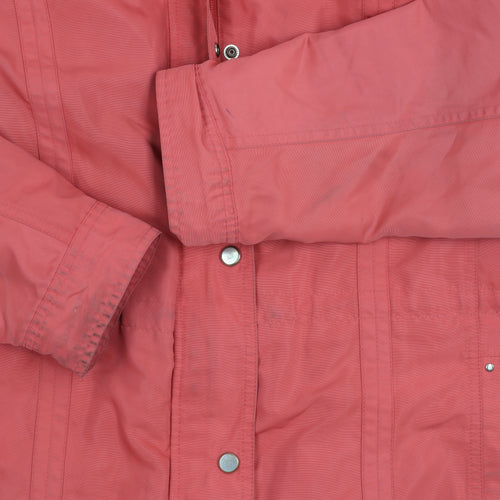 Marks and Spencer Women's Red Hooded Jacket Size 18