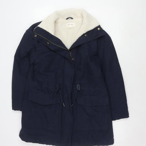 Marks and Spencer Women's Blue Size 10 Lined Jacket