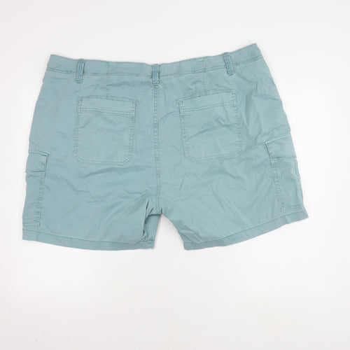 Marks & Spencer Men's Blue Cargo Shorts Size 24