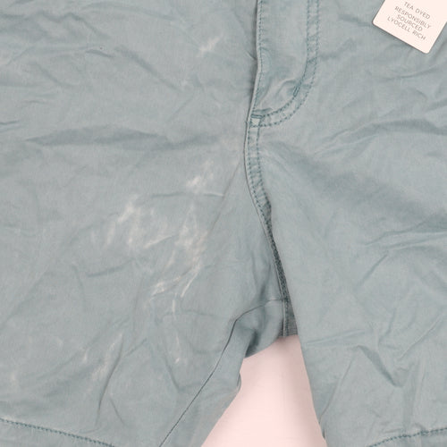 Marks & Spencer Men's Blue Cargo Shorts Size 24