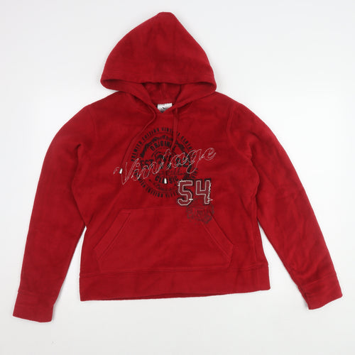 Next Women's Red Hoodie, Size 14, Pullover Style