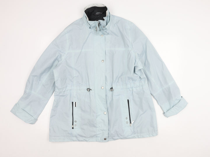 Bm Women's Blue Jacket Size 18 in Excellent Condition