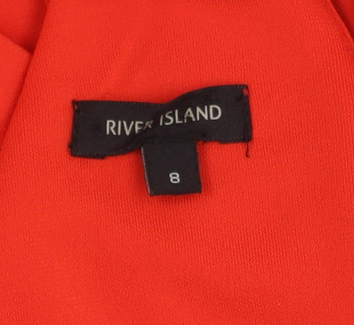 River Island Women's Red Dress Size 8
