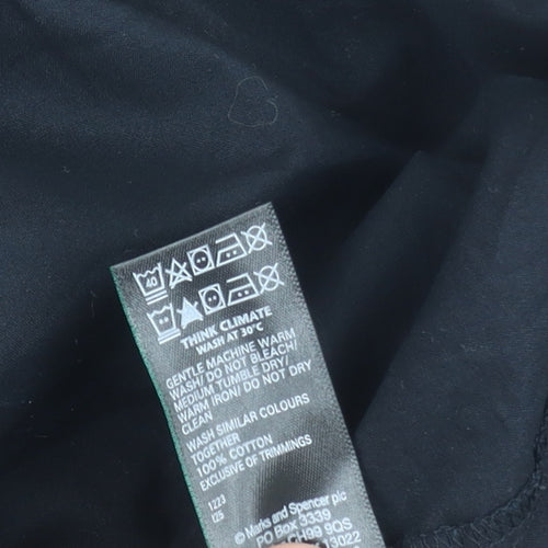 Marks and Spencer Women's Black A-Line Dress Size 18