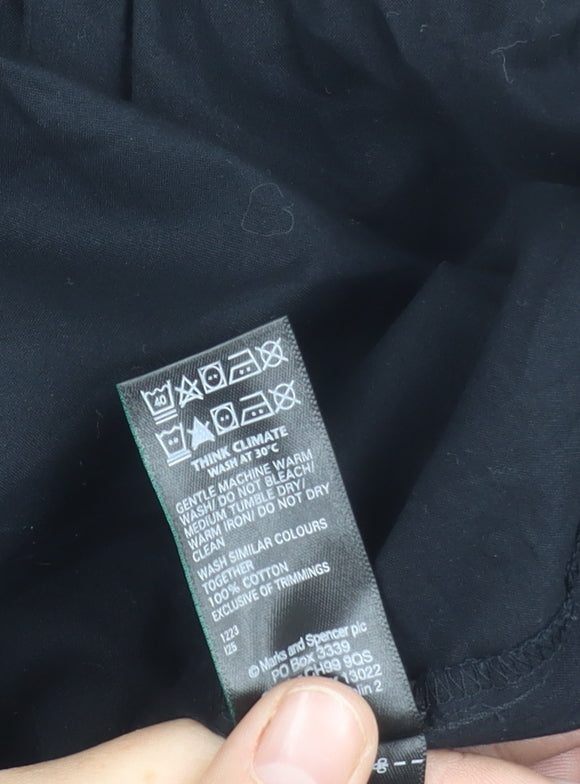 Marks and Spencer Women's Black A-Line Dress Size 18