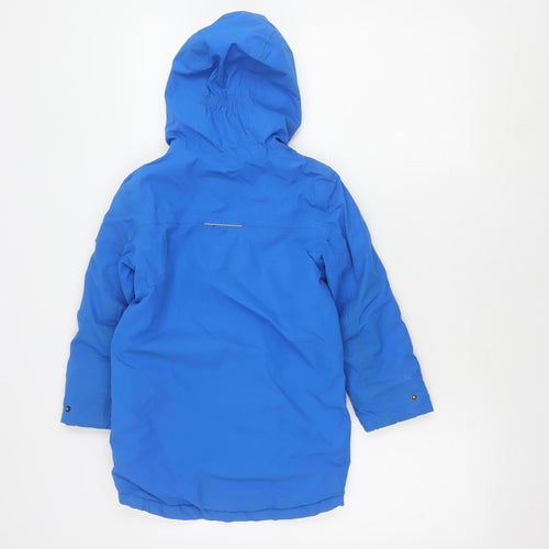 Regatta Boys' Blue Puffer Jacket 5-6 Yrs Hooded Winter