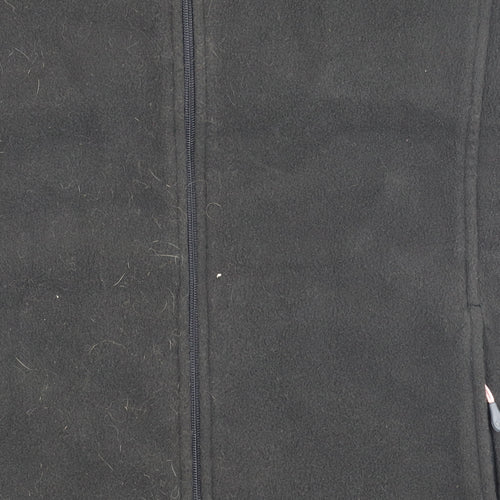 Regatta Women's Black Fleece Gilet Size 14 Outdoor Zip
