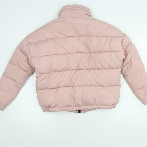 Light Before Dark Women's Pink XS Puffer Jacket