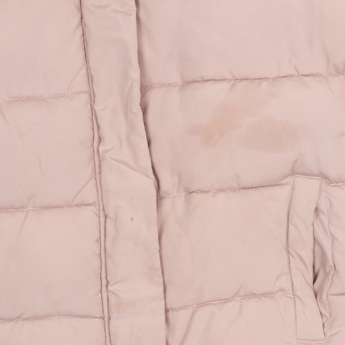Light Before Dark Women's Pink XS Puffer Jacket