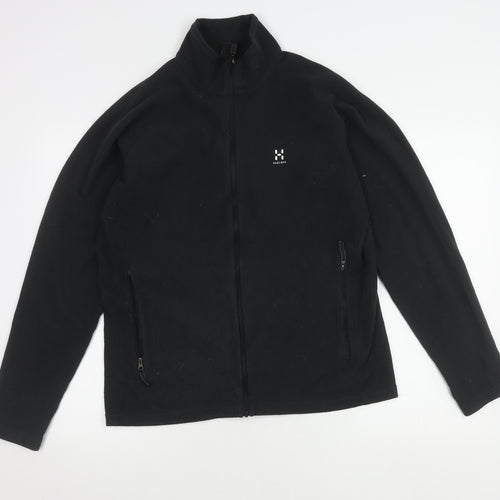 Haglöfs Men's Black Fleece Jacket, Size L, Casual Wear