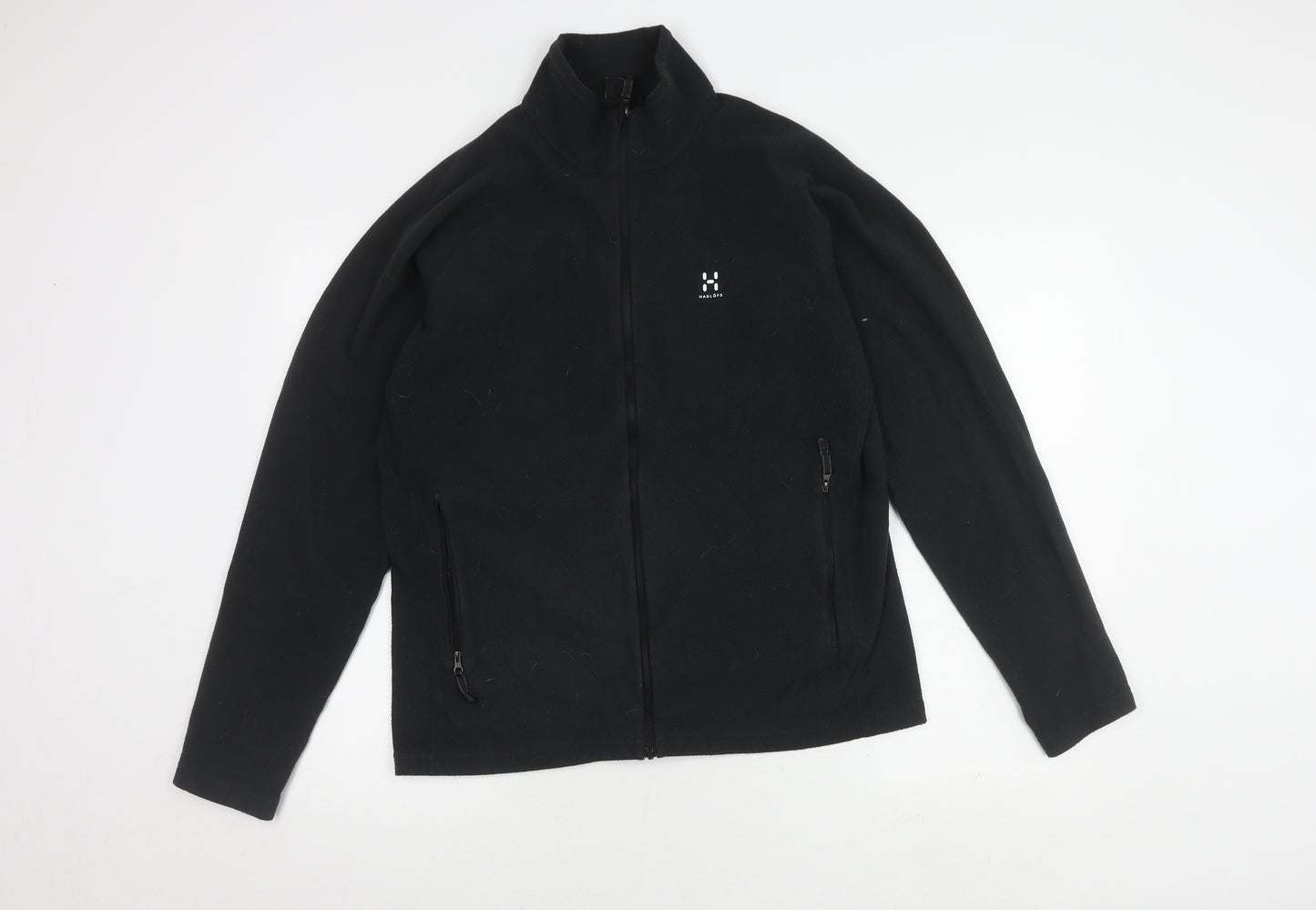 Haglöfs Men's Black Fleece Jacket, Size L, Casual Wear