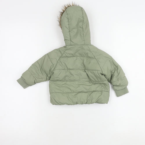 McKenzie Girls Green Puffer Jacket 3-6 Months