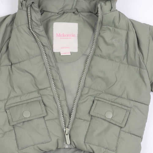 McKenzie Girls Green Puffer Jacket 3-6 Months