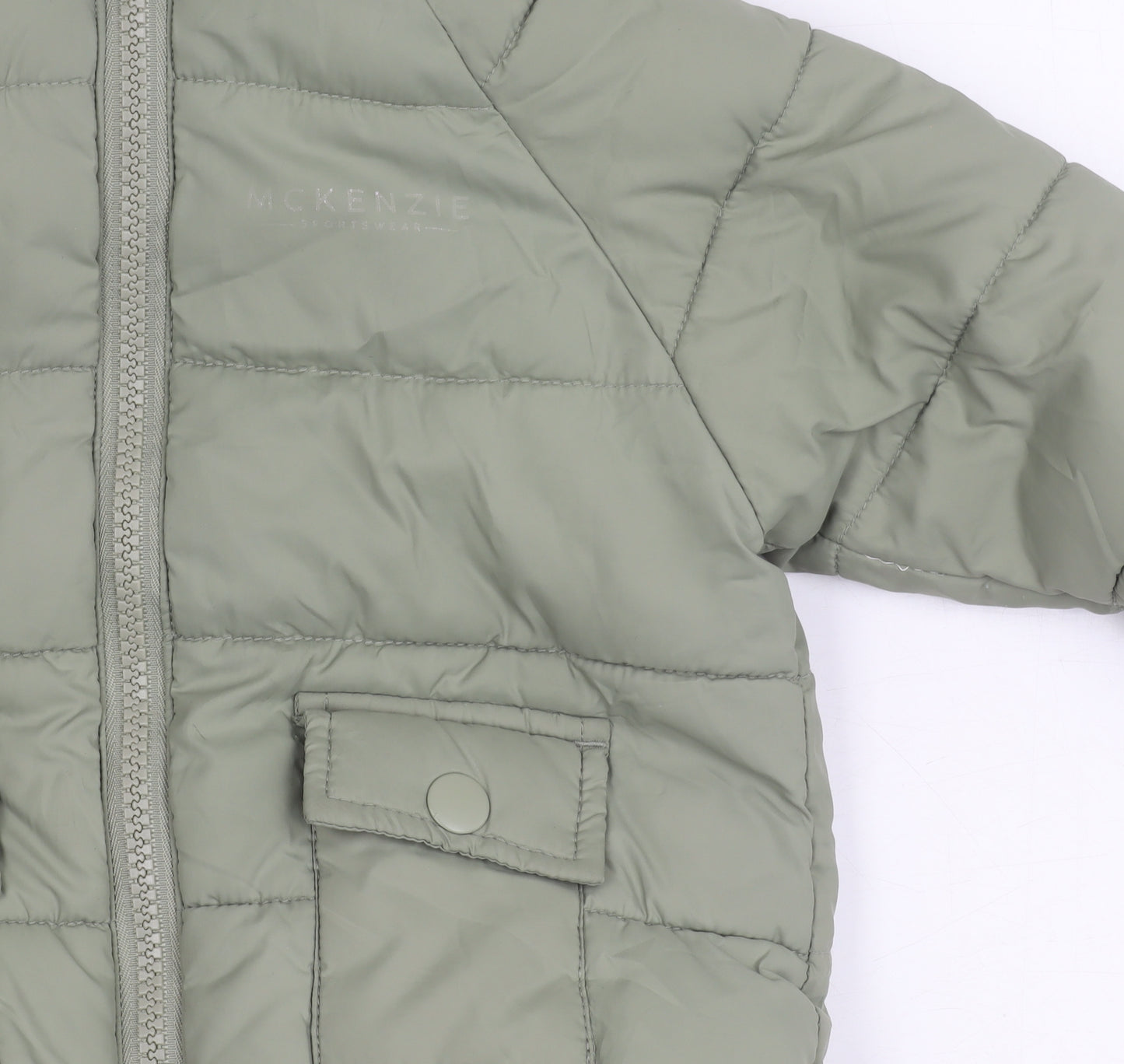 McKenzie Girls Green Puffer Jacket 3-6 Months