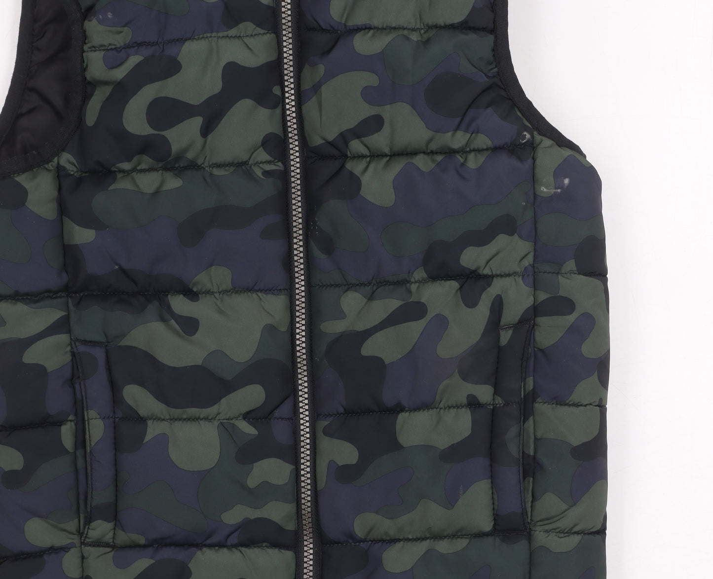 Gap Boys Camouflage Puffer Jacket, Green, Size 6-7, Winter