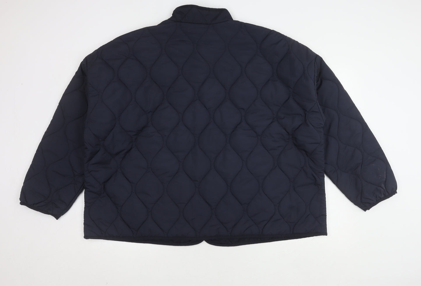 Golddigga Women's Blue Quilted Jacket Size 18