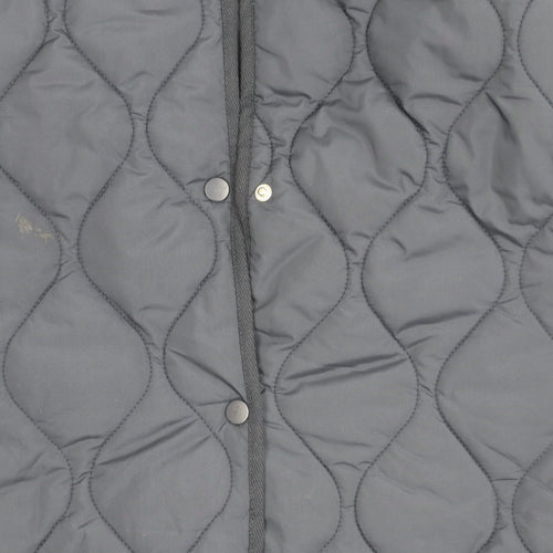 Golddigga Women's Blue Quilted Jacket Size 18