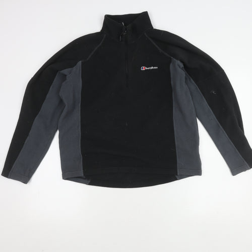 Berghaus Boys Black Fleece Hoodie M - Outdoor and Casual Wear