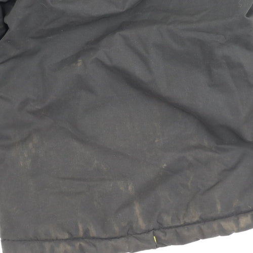 Trespass Boys Black Parka Coat 5-6 Years, Winter Hooded Jacket