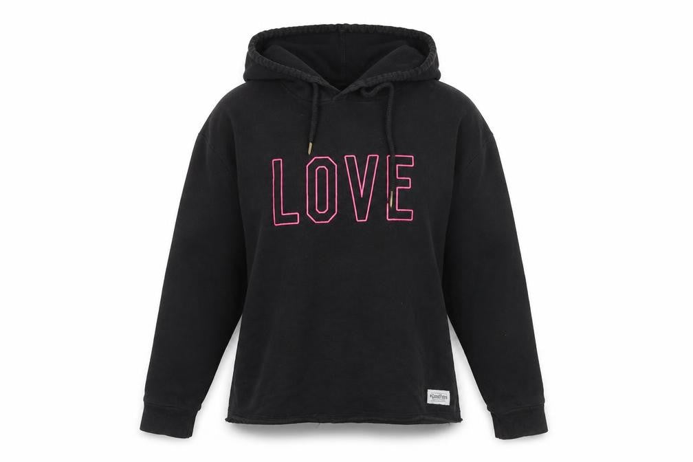 Front view of Selfish Mother Women's Black Pullover Hoodie -, size 2