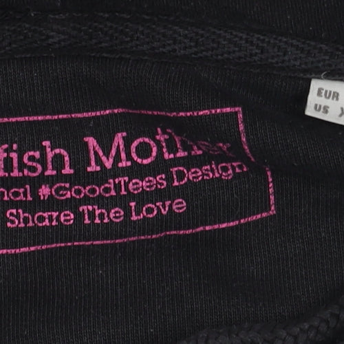 Selfish Mother Women's Black Pullover Hoodie - Size 2