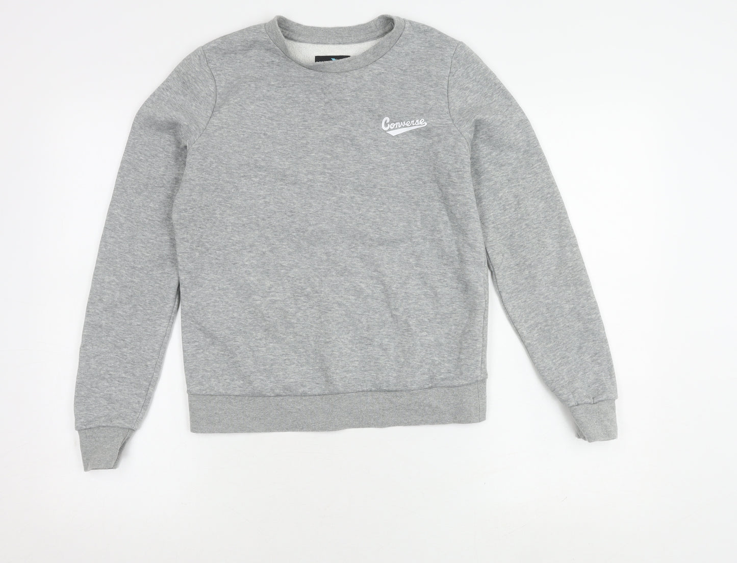 Converse Unisex Grey XS Logo Crew Neck Sweatshirt