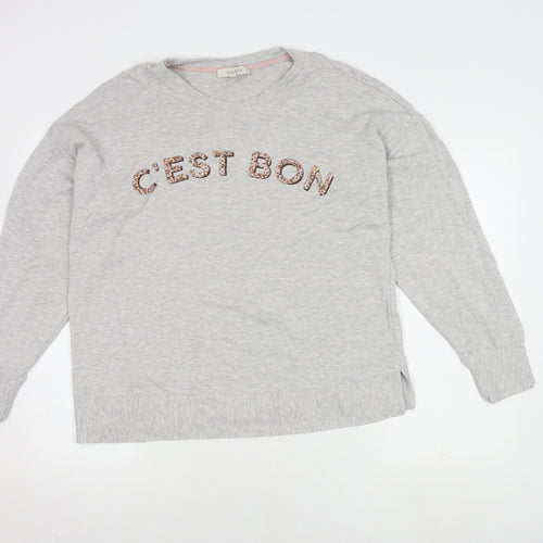 Oasis Women's Grey Pullover Jumper, Size L