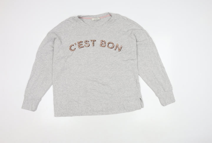Oasis Women's Grey Pullover Jumper, Size L