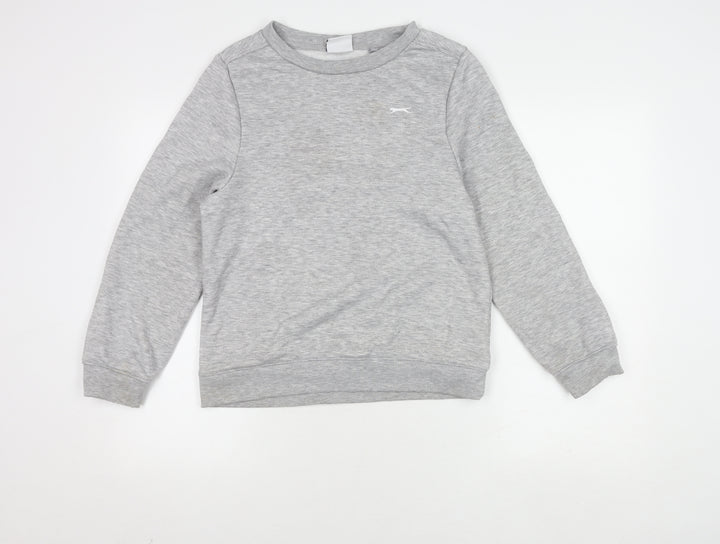Slazenger Boys Grey Sweatshirt, 13 Years, Lightweight Pullover