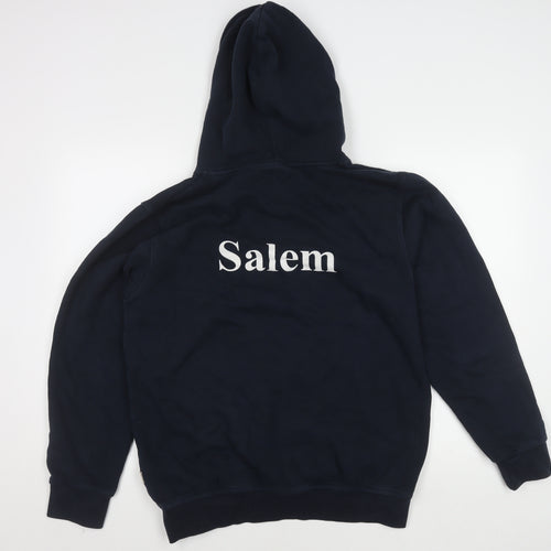 Hakro Blue Pullover Hoodie M with Logo for Unisex